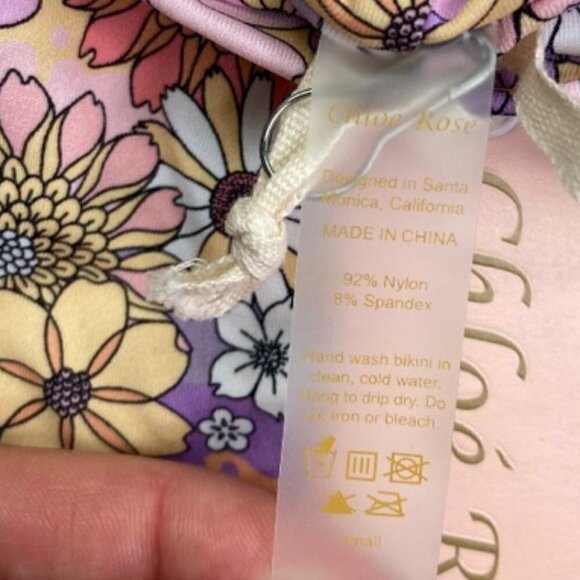 Chloe Rose NWT Sun Chaser One Piece Floral Swimsuit Bikini Size Small - Picture 8 of 10